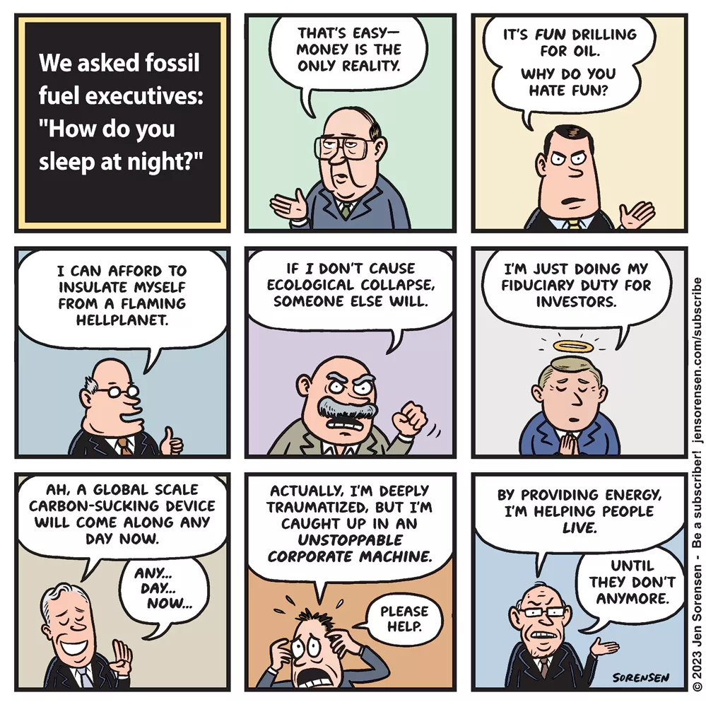 Fossil Fuel Excuses Cartoon North Coast Journal