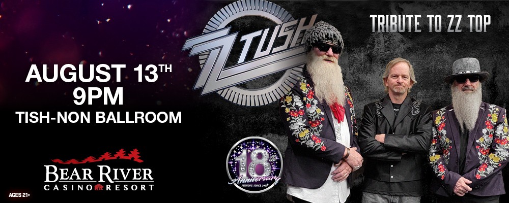ZZ Tush' A Tribute to ZZ Top | Bear River Casino Resort Live Bands | North Coast Journal