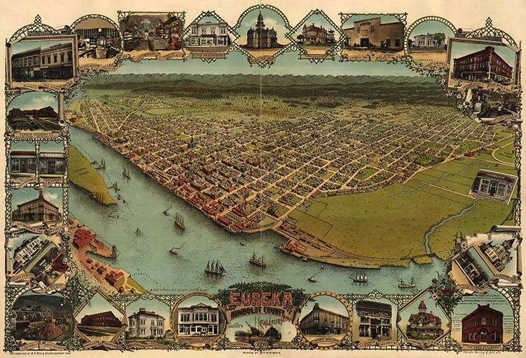 Map of Eureka, Calif., 1902 - LIBRARY OF CONGRESS