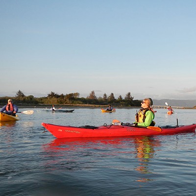Twilight Paddle on Humboldt Bay