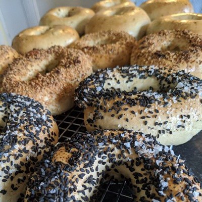 Made from scratch New York style bagels