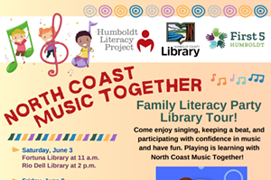 North Coast Music Together Family Literacy Library Tour