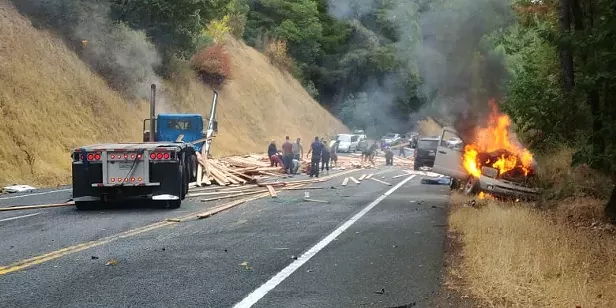 Major 101 Crash North of Willits | News Blog