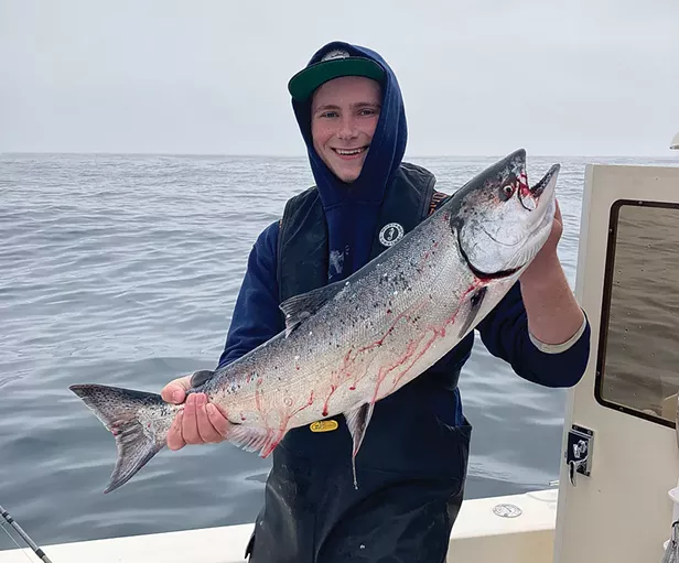 Windy Conditions Slow Wide-Open Salmon Bite - Vimarsana News