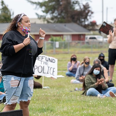 Black Lives Matter Protest in McKinleyville