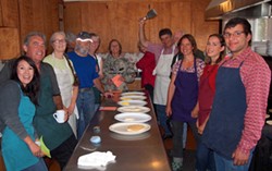 Mattole Grangers ready to cook up Humboldt's Best Pancakes - Uploaded by Michael Evenson1