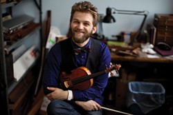 PHOTO COURTESY OF ARTIST - Johnny Gandelsman plays Bach at the Arcata Playhouse on Thursday, Sept 17 at 8 p.m. Tickets are $15.