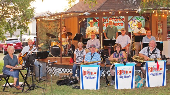 JAZZ YOU UP The Basin Street Regulars presents the Riptide Little Big Band livestreamed from the Cardinal gazebo on Sept. 27. - PHOTO COURTESY OF THE RIPTIDE BIG BAND