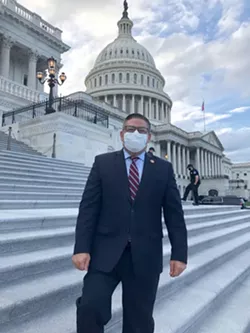 CONTINUED REPRESENTATION U.S. Rep. Salud Carbajal (D-Santa Barbara) is in a steady lead to securing his 24th District seat, pledging to continue being a bipartisan representative. - PHOTO COURTESY OF CONGRESSMAN SALUD CARBAJAL'S FACEBOOK PAGE