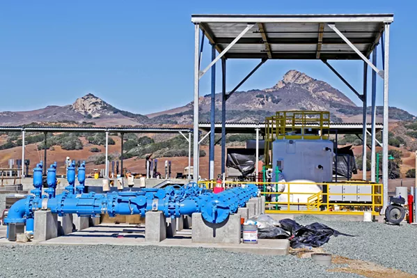 RECYCLE WATER When Los Osos hooked up to a new wastewater plant in 2015, many hoped it would be the beginning of the end of the town's 32-year-old building moratorium. - FILE PHOTO BY DYLAN HONEA-BAUMANN