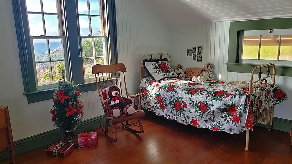 A ROOM WITH A VIEW Known as Lucy's Room, this little girl's bedroom features spectacular views. - PHOTOS COURTESY OF THE POINT SAN LUIS LIGHTHOUSE KEEPERS