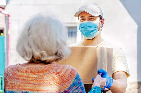 A NEW KIND OF SUPPORT In pre-pandemic times, volunteers at nonprofits like Wilshire Health and Community Services provided transportation and emotional support services to homebound seniors in SLO and Santa Barbara counties. - PHOTO COURTESY OF JENNIFER KAPLAN