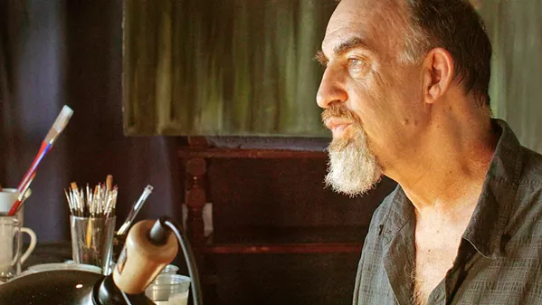 DOWN BY LYME Musician and Down by Law actor John Lurie, who's suffered from chronic Lyme disease for more than two decades, has a new painting show on HBO Max, Painting with John, in which he paints and talks and rolls tires down hills. - PHOTO COURTESY OF HYPEROBJECT INDUSTRIES