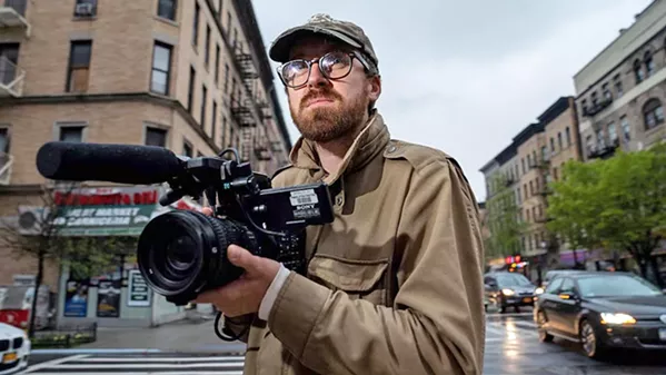 ODDBALL Anxious New Yorker John Wilson gives advice on various topics, such as how to make small talk and how to cover your furniture, while sorting through his own issues, in the quirky series How To With John Wilson, screening on HBO Max. - PHOTO COURTESY OF BLOW OUT PRODUCTIONS