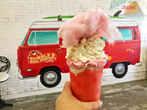 TOPPED WITH FUN Bumble B's sodas and shakes are designed to put a smile on your face. - PHOTO COURTESY OF RYAN BELLO