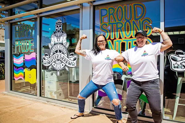 CREATING COMMUNITY Karen (left) and Shari (right) Rubino cultivate a family with their two Skipper's Brew Coffee House locations. - PHOTO BY JAYSON MELLOM
