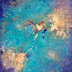 UNTITLED Do you see clouds, a snowstorm, flowers? Abstract art triggers memories and emotions in its viewers, to, as Arshile Gorky said, allow a person to "see with his mind what he cannot physically see with his eyes." - IMAGE COURTESY OF CHRISTINE MARIE