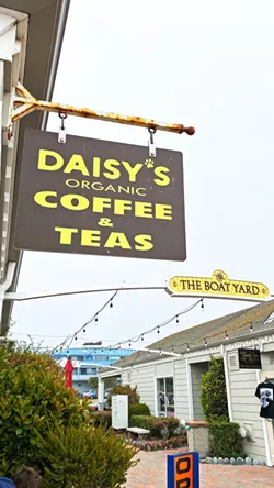 COFFEE WITH A VIEW Jeremey Tardiff took a leap of faith and opened his coffee house on the Morro Bay Embarcadero in March 2020 with a view of the ocean and Morro Rock. - PHOTO BY KAREN GARCIA