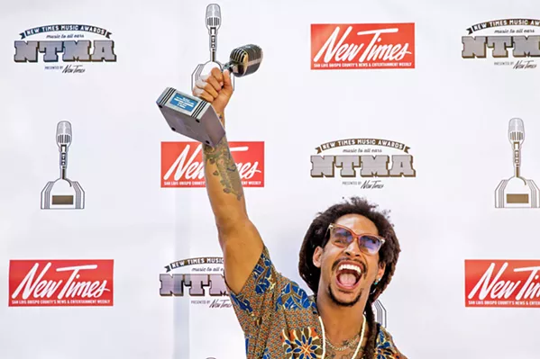 WINNER Winner of multiple New Times Music Awards Dante Marsh and The Vibe Setters play Morro Bay's The Siren on June 26, and Marsh plays solo the next day at the Avila Beach Golf Resort on June 27. - PHOTO BY JAYSON MELLOM