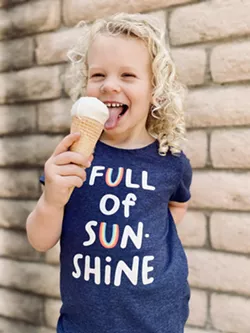 NO. 1 FAN Uli Billington’s daughter, Isabel, 4, enjoys her favorite Scoop the Magic flavor, vanilla EVOO (extra virgin olive oil). - PHOTO COURTESY OF SCOOP THE MAGIC
