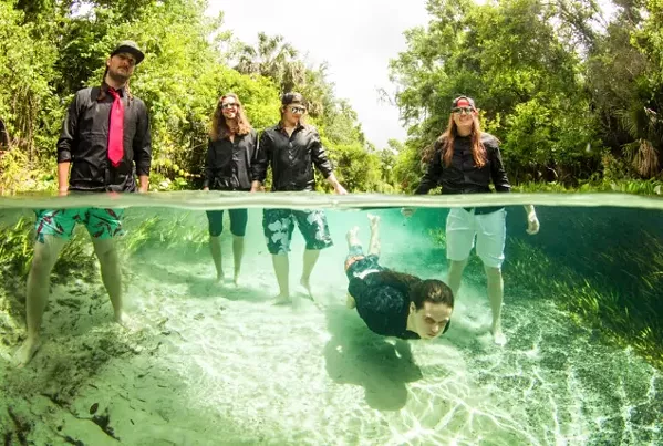 TAKE THE PLUNGE Kash’D Out headlines a four-band reggae show at SLO Brew Rock on July 29. - PHOTO COURTESY OF KASH’D OUT