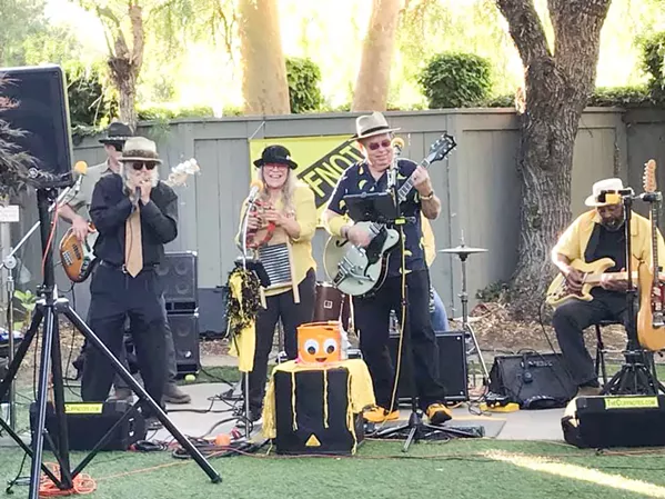 PARTY BAND Super fun New Orleans-infused boogie blues band The Cliffnotes play the Savory Palette on July 24 and Stolo Vineyards on July 29. - PHOTO COURTESY OF THE CLIFFNOTES