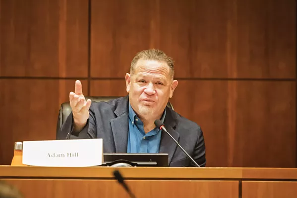 CORRUPTION Late SLO County 3rd District Adam Hill accepted $32,000 in bribes from cannabis businessman Helios Dayspring, according to the U.S. Department of Justice. - FILE PHOTO BY JAYSON MELLOM