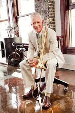 THE OL' SACKBUT America's leading trombonist, Andy Martin, plays the Famous Jazz Artist Series, on Aug. 22, at the Harmony Café. - PHOTO COURTESY OF ANDY MARTIN