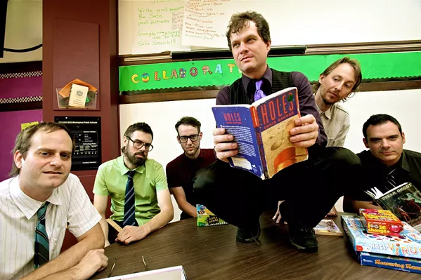 'DANGER! HIGH VOLTAGE' Electric Six will mix garage rock, disco, punk, new wave, and metal into a mélange so head-scratchingly amazing you'll swoon, on Aug. 29, at The Siren. - PHOTO COURTESY OF ELECTRIC SIX