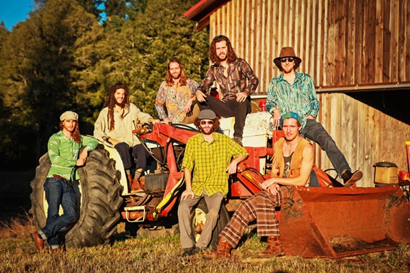 'SATISFACTION' Hailing from the Redwoods, funk and soul act Diggin' Dirt plays SLO Brew Rock on Aug. 28. - PHOTO COURTESY OF DIGGIN' DIRT