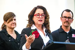 LOOKING FOR A REPLACEMENT SLO Mayor Heidi Harmon (pictured) is resigning from her post on Sept. 26. The SLO City Council plans to fill her vacancy with an appointment. - FILE PHOTO BY JAYSON MELLOM