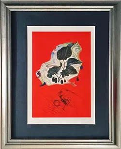 IT'S A WILD WORLD Authenticating Salvador Dalí prints can be rigorous, due to the extensive amount of counterfeits on the market, said Solvang Fine Art owner Julie Torchia. Pictured: Wild Blackberries, available for sale at Torchia's gallery. - COURTESY PHOTO BY JULIE TORCHIA