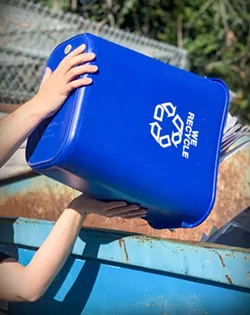 SYMBOLIC ISSUE New legislation will hold plastic manufacturers accountable for the recycling symbols they use, but some say it doesn't get at the root of the problem. - PHOTO BY MALEA MARTIN