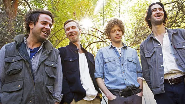 BOYS IN THE BAND Dawes brings their '70s-style Laurel Canyon sounds to the Fremont on Nov. 21, where they're touring in support of Good Luck With Whatever. - PHOTO COURTESY OF DAWES