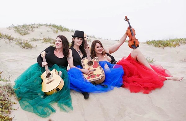 LADIES NIGHT All-female American act, The Solstice Sisters are hosting an album launch party at The Olde Ale House in Los Osos on November 28.  - PHOTO WITH THE AUTHORIZATION OF SOLSTICE SISTERS