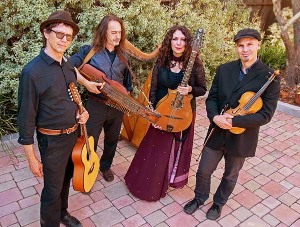 EXOTIC INSTRUMENTS The masterful New World String Project will present traditional music from Celtic and Nordic lands at the 15th annual Winterdance Christmas Celebration on Dec. 19, in SLO's Octagon Barn. - PHOTO COURTSEY OF THE NEW WORLD STRING PROJECT