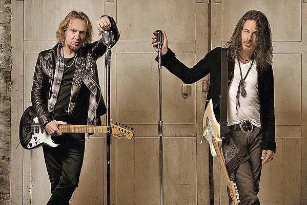 ROCK KINGS Iron Maiden founder and lead guitarist Adrian Smith has teamed with rock legend Richie Kotzen to form Smith/Kotzen, playing Jan. 27, at The Siren. - PHOTO COURTESY OF SMITH/KOTZEN