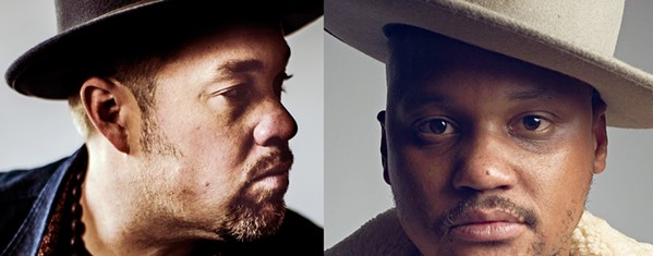 BROTHERS IN BLUES Eric Krasno (left) and Son Little (right) will be backed by The Assembly at SLO Brew Rock on March 3, delivering funk, soul, blues, and R&amp;B. - PHOTOS COURTESY OF JAY SANSONE (LEFT); MARC LEMOINE (RIGHT)