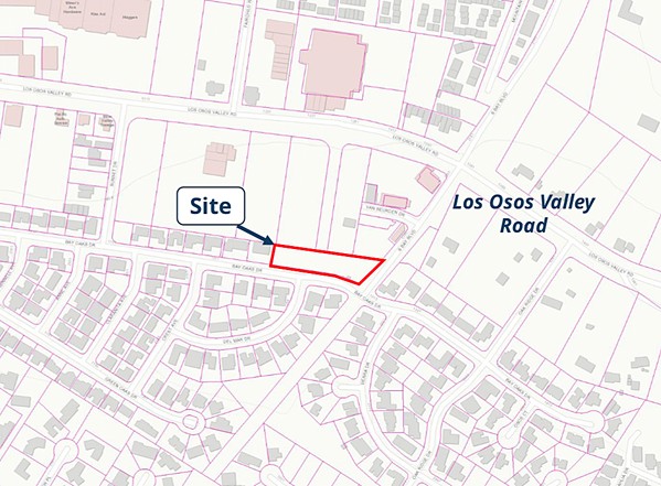 NEW WELL The Los Osos CSD got the green light from SLO County on March 4 to drill a new municipal well near the center of town. - MAP COURTESY OF SLO COUNTY