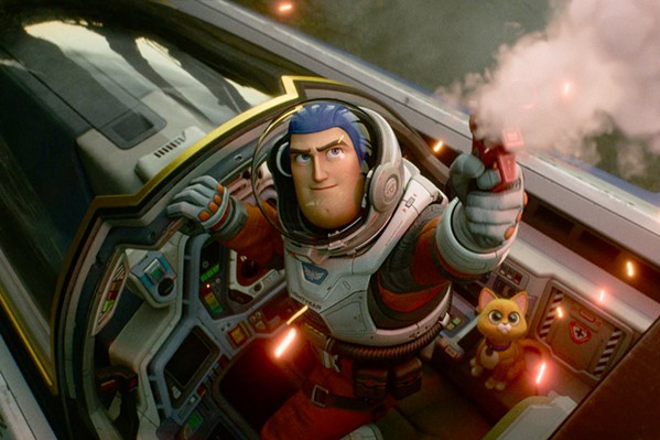 A DIFFERENT KIND OF BUZZ Chris Evans voices the iconic space ranger, Buzz Lightyear, in Pixar's latest animated adventure, Lightyear. - IMAGE COURTESY OF PIXAR