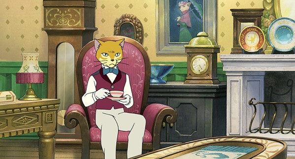 THE CAT CAME BACK Cary Elwes voices the Baron, a walking, talking cat, in Studio Ghibli's 2002 animated fantasy, The Cat Returns. - IMAGE COURTESY OF STUDIO GHIBLI