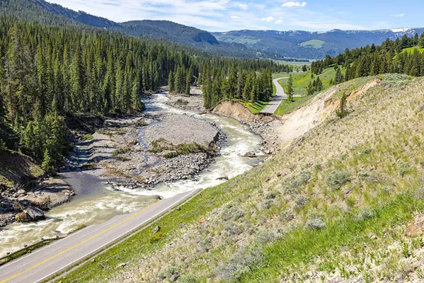 FLOODED OUT as Yellowstone National Park Kicked Off The Summer Season, Storms And Flooding Took Out Roads, Bridges, And Buildings, Closing The Park And Changing One Slo Local's Summer Plans. - COVER PHOTO COURTESY OF YELLOWSTONE NATIONAL PARK