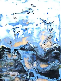 SEA PERSPECTIVE : These images of Lynn Rathbun’s past work are not included in her current exhibit, but demonstrate her proficiency in a number of styles and techniques. - IMAGE BY LYNN RATHBUN