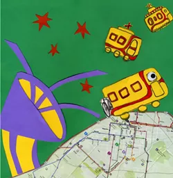 PSYCHADELIC BUS TRIP: - IMAGE BY ANNA WELTNER