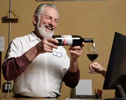 TOP FUEL : Vintner Don Peters produces such acclaimed, auto-themed reds as Corvette Cabernet and Multi Viscosity. - PHOTO BY STEVE E. MILLER