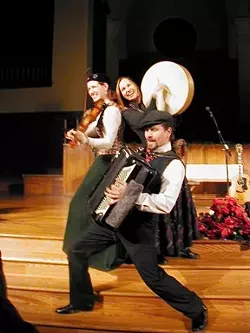 REEL GOOD : Golden Bough plays tender ballads, lively jigs, reels, and sing-a-longs on Dec. 3 in the Coalesce Bookstore. - PHOTO COURTESY OF GOLDEN BOUGH
