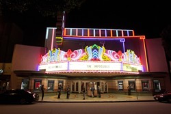 RE-OPENING NIGHT :  Following a brief closure in early February, the iconic Fremont Theatre in downtown San Luis Obispo is back up and running after a one-year lease agreement was reached in time for Valentine&rsquo;s Day&mdash;but what kind of venue will it be in 2014? - PHOTO BY STEVE E. MILLER