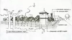 WHY NOT WINDMILLS? : Santa Margarita resident George Sullivan has been trying to build this windmill and water tower to irrigate his orchard for about two years. Technicalities in county ordinances prevent the project from moving forward. - IMAGE COURTESY OF GEORGE SULLIVAN