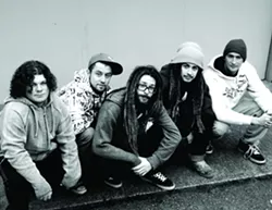 NORTHERN REGGAE : High-energy reggae from Oregon is headed our way when Synrgy plays Frog and Peach on Sunday, Feb. 12. - PHOTO COURTESY OF SYNRGY