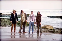LOOK WHAT THE TIDE BROUGHT IN : Próxima Parada, a new quartet of Cal Poly grads, plays a free in-store show at Boo Boo Records on Record Store Day on April 20 and SLO Brew on April 25. - PHOTO COURTESY OF PROXIMA PARADA